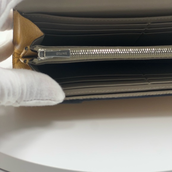 Authentic Celine Yellow Long Wallet - Picture 7 of 9